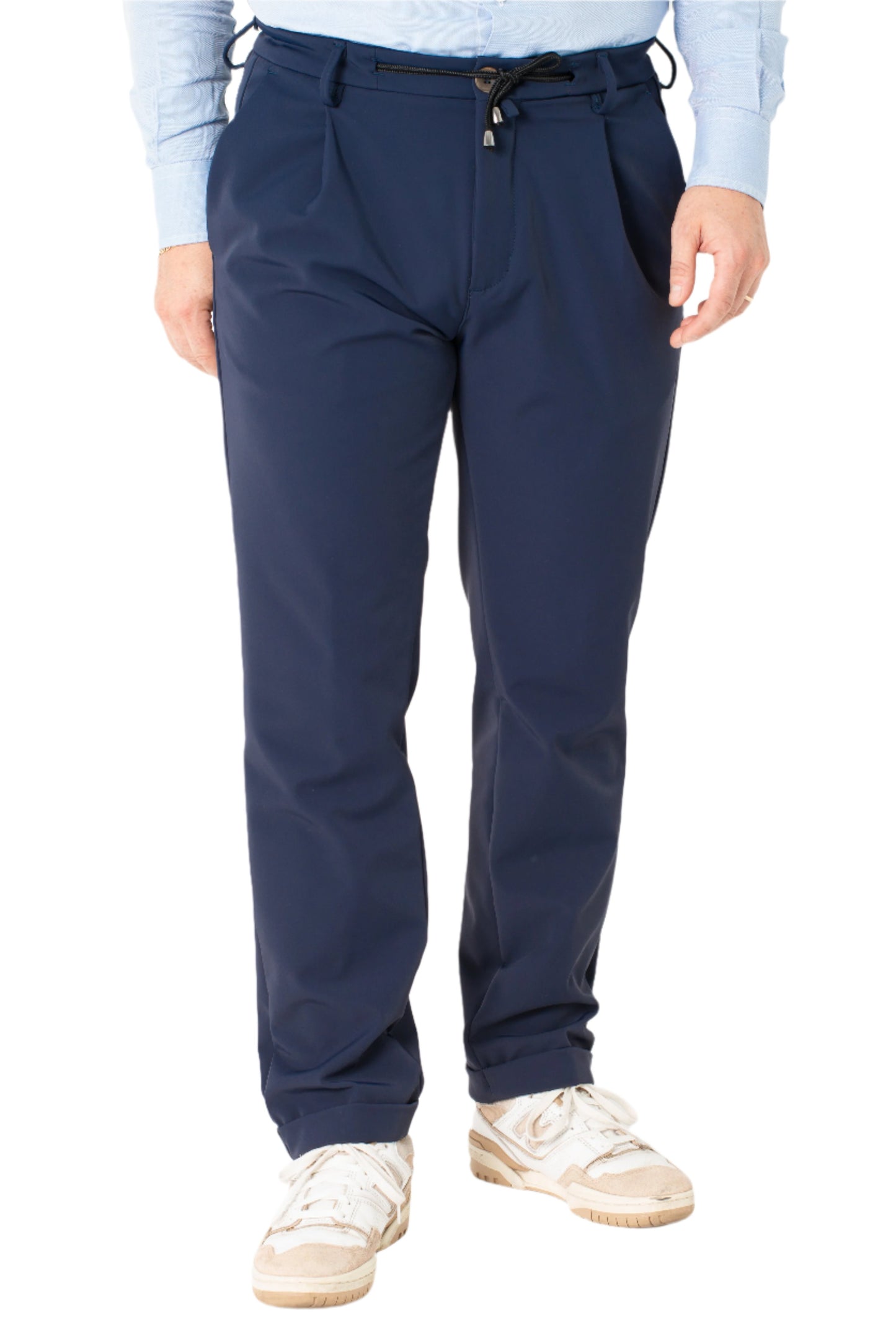 Stretch travel Chinos with drawstring