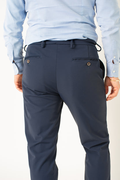 Stretch travel Chinos with drawstring