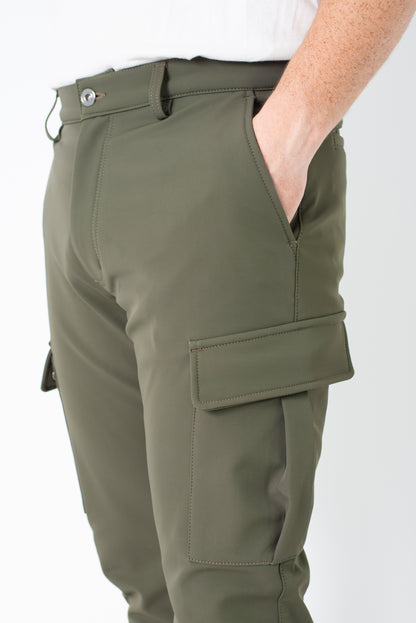 Stretch polar cargo pants