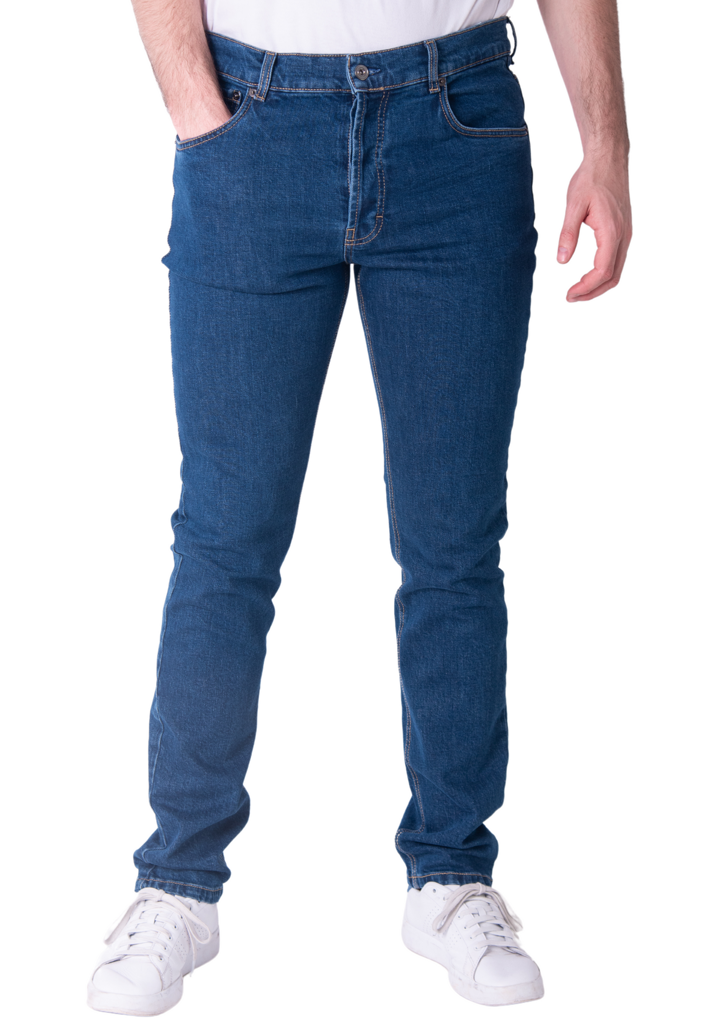 Stretch Denim Jeans, 5 pockets