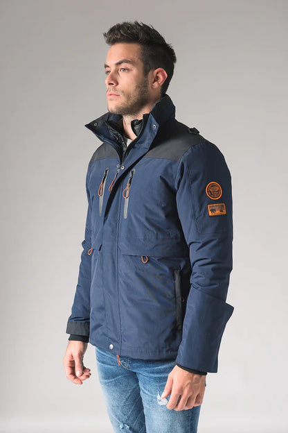 Spits N1 jacket, navy blue, side