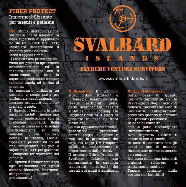 Fiber Protect - Water Repellent Spray - Svalbardislands