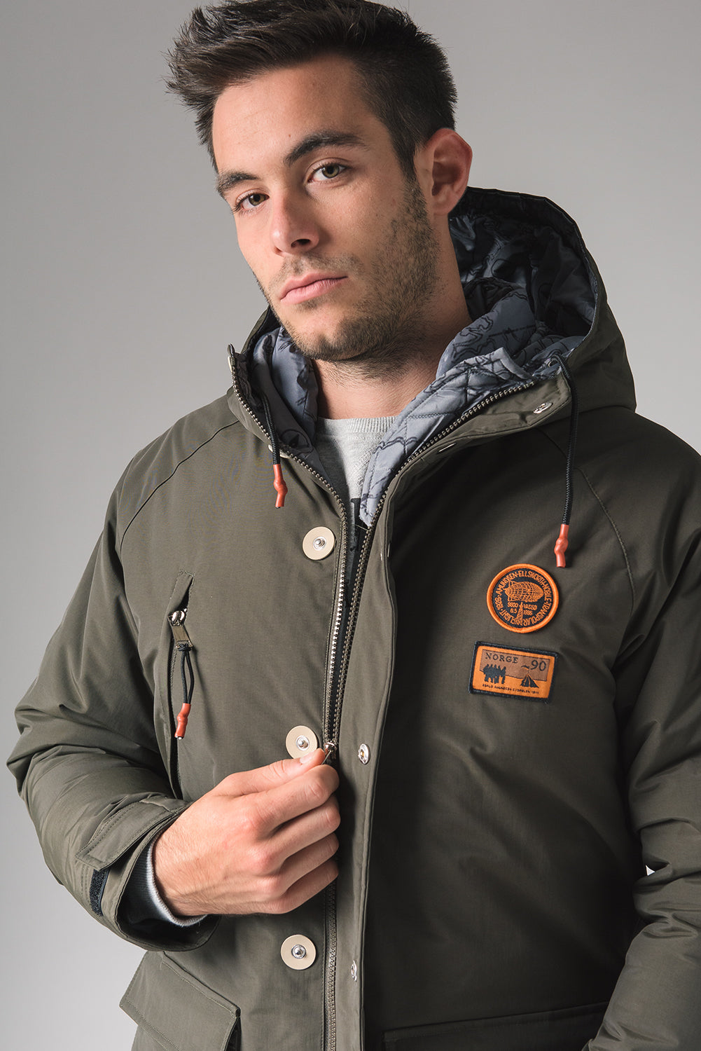 Nobile N1 L jacket green, zipper