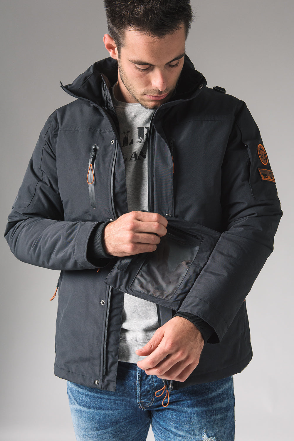 Spits N1 jacket, touch mobile pocket