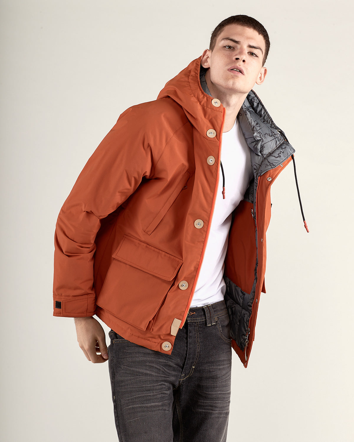 Men's Nobile N1 Winter Jacket Orange